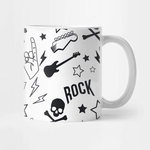 Punk Rock Pattern Design by LR_Collections